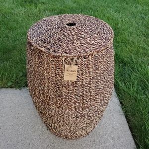 🤎 PIER 1 SEAGRASS LAUNDRY HAMPER 🤎